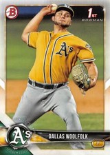 2018 BOWMAN DRAFT - PROSPECT - DALLAS WOOLFOLK (#BD-127)