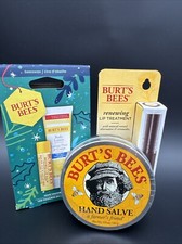 Burt's Bees Gift Set Hive Favorites Lip Balm Body Lotion Hand Salve Lip Renew