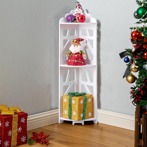 Scaffale angolare 3 livelli supporto bagno, soggiorno, camera da letto organizer NUOVO - Foto 3 di 5