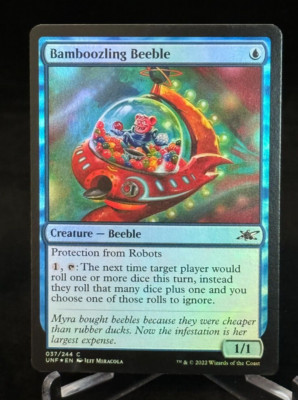 MTG Magic UNF Unfinity Foil Bamboozling Beeble - Common | eBay