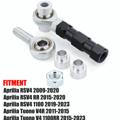 Adjustable Rear Suspension Lowering Links Kit For Aprilia Tuono V4 1100RR / V4R
