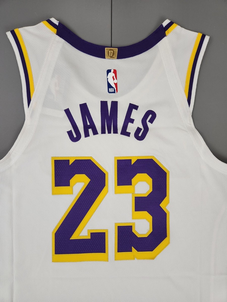 Nike Lakers LeBron James Association Edition Authentic Jersey
