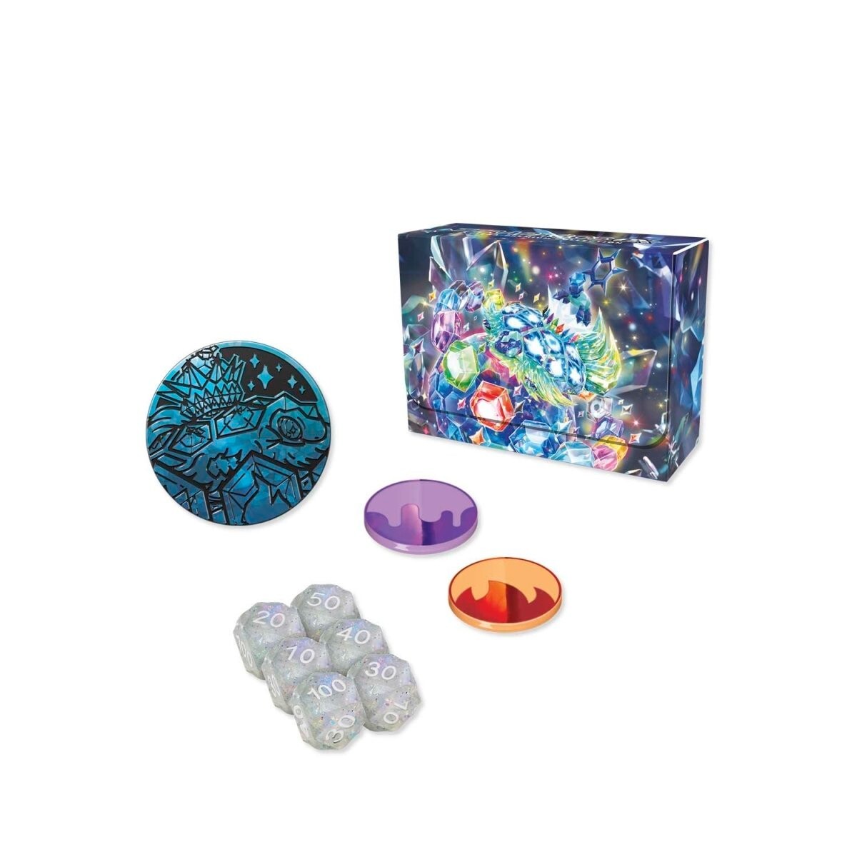 Terapagos ex UPC Accessories: Coin Dice Markers Deck Box Playmat & Card  Frame
