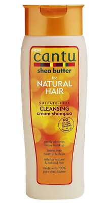 Cantu Shea Butter for Natural Hair Sulfate Free Cleansing  Cream Shampoo NEW 