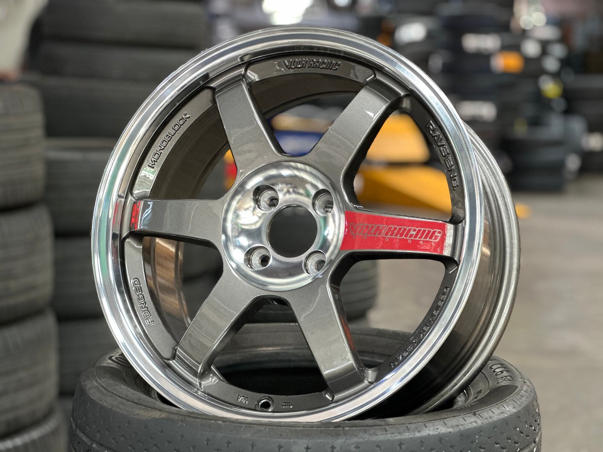 New 17x8 ET40 4x100 AOW Te37 SAGA SL (4 Wheel) fit HONDA TOYOTA