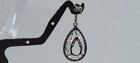 Sterling HSN "Rarities" Carol Brodie Clear Quartz & White Zircon Drop Earrings — photo 8