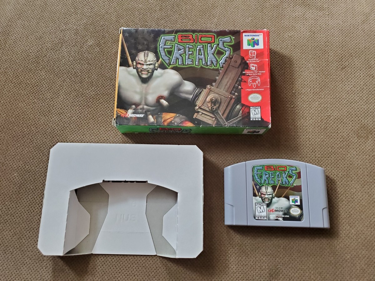 Bio Freaks N64 Game Nintendo Game And Box Only Authentic Tested | eBay