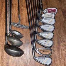 Men's Right-Handed Complete Golf Club Set - Titleist 975D Driver, Adams Irons