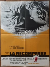 Poster The Reward Serge Bourguignon Max Von Sydow Yvette Mimieux 60X80Cm