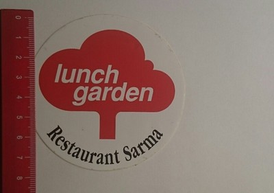 Aufkleber/Sticker: Lunch Garden Restaurant Sarma (030117120)