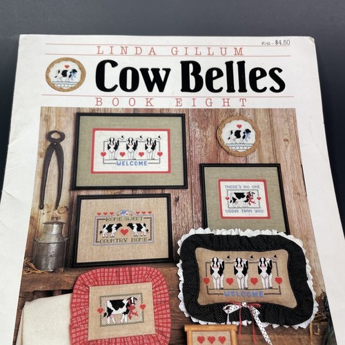 Vintage Dimensions Cow Belles by Linda Gillum Counted Cross Stitch Leaflet Book - Picture 3 of 5