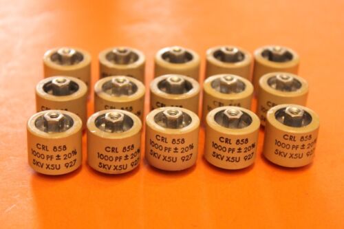 POMMEAU DE PORTE CÉRAMIQUE CONDENSATEUR ÉMETTEUR - CRL 858 - 1000pF - 20% 5kV X5U - NOS - Photo 2 sur 6