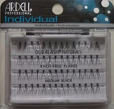 (LOT OF 3) Ardell Duralash Natural Knot-free Medium Individual Black Eyelashes