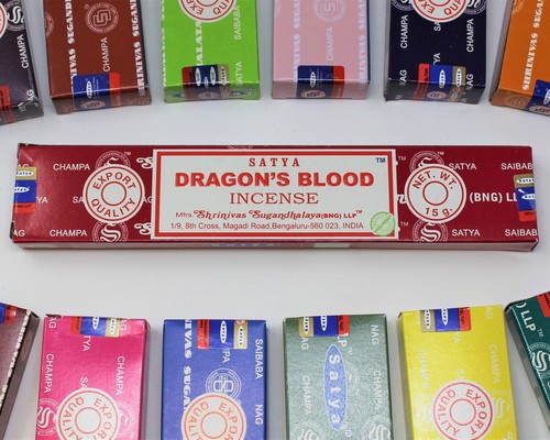Satya Nag Champa Best Seller Incense Sticks Gift Set: Bulk Lot 6 Boxes x 15 gm - Picture 6 of 11