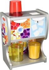 Melissa  Doug Wooden Thirst Quencher Drink Dispenser With Cups