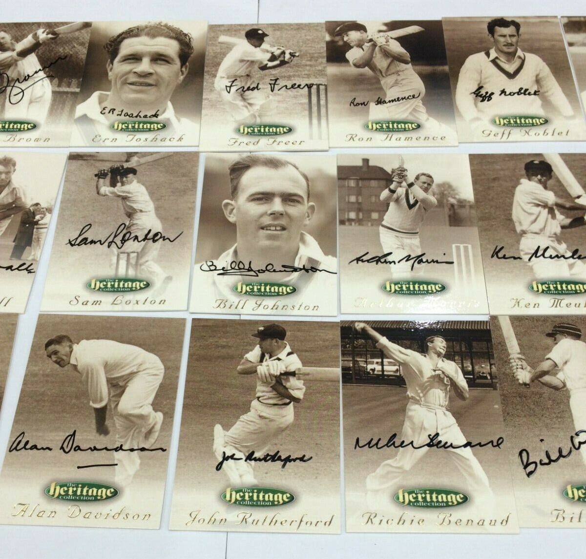 1996 Futera Cricket Heritage Collection Signature Card Full(60 