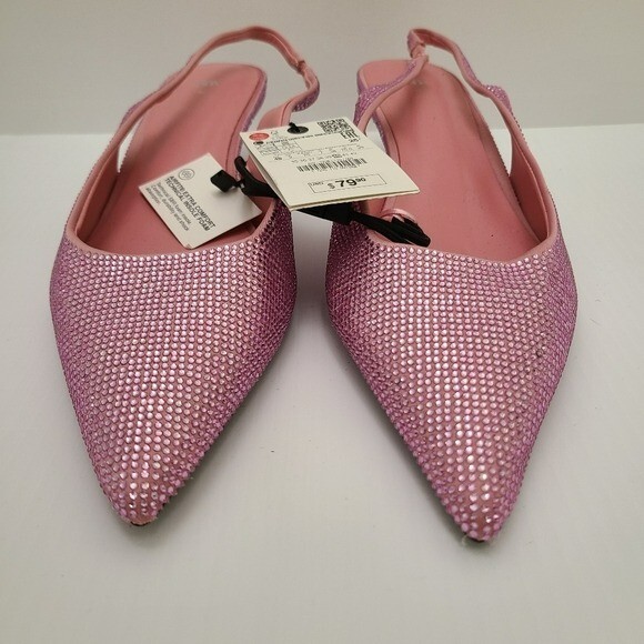 バレエシューズ EMBROIDERED SLINGBACK Zara EMBROIDERED MESH SLINGBACK SHOES at Mall of America® in