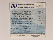 David Bowie Ticket Serious Moonlight Tour Birmingham International Juni 1983