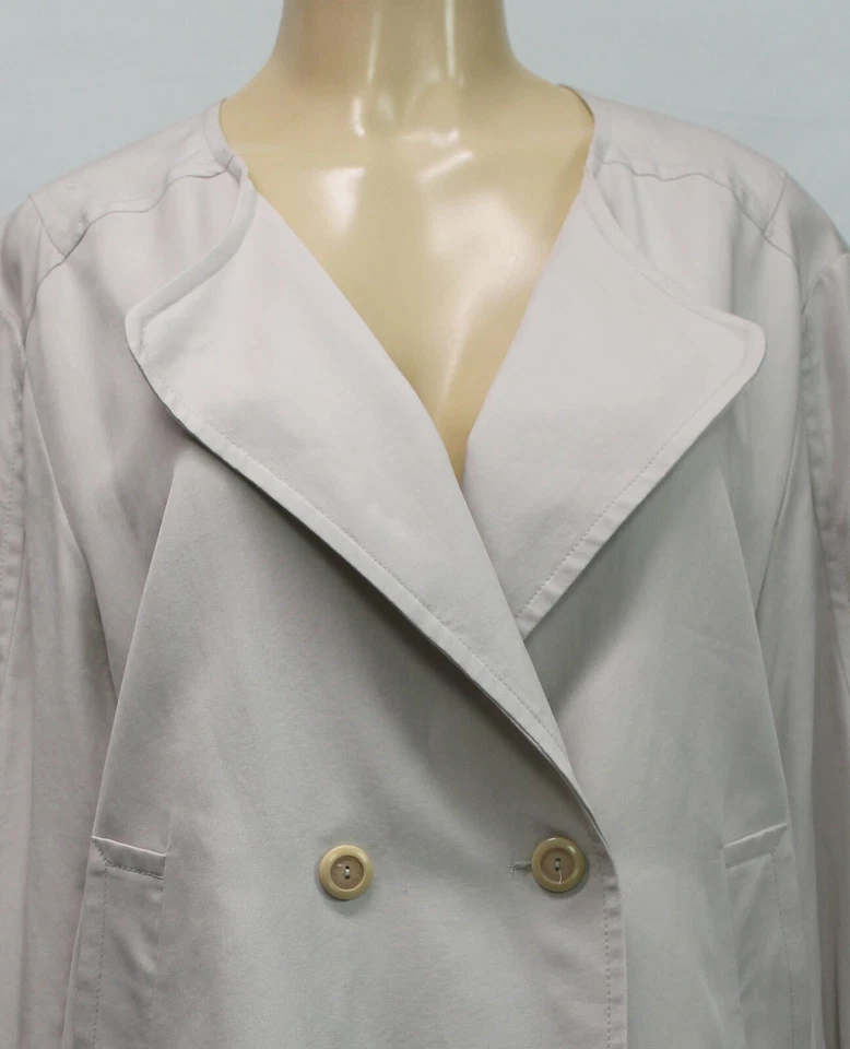 $358 Trina Turk Blazer Rum Cay Chaqueta Manga Larga 100% Piedra Tencel Talla 10 Foto 2 de 4