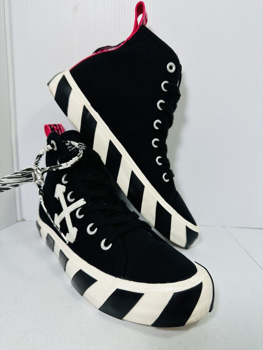 Off white Vulcanized 2013 High Top Sneakers Shoes size 41 | eBay Off white Vulcanized 2013 High Top Sneakers Shoes size 41 | eBay