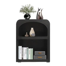 Bedside Table, Storage Cabinet for the Bedroom, Side Table with 2-tiers