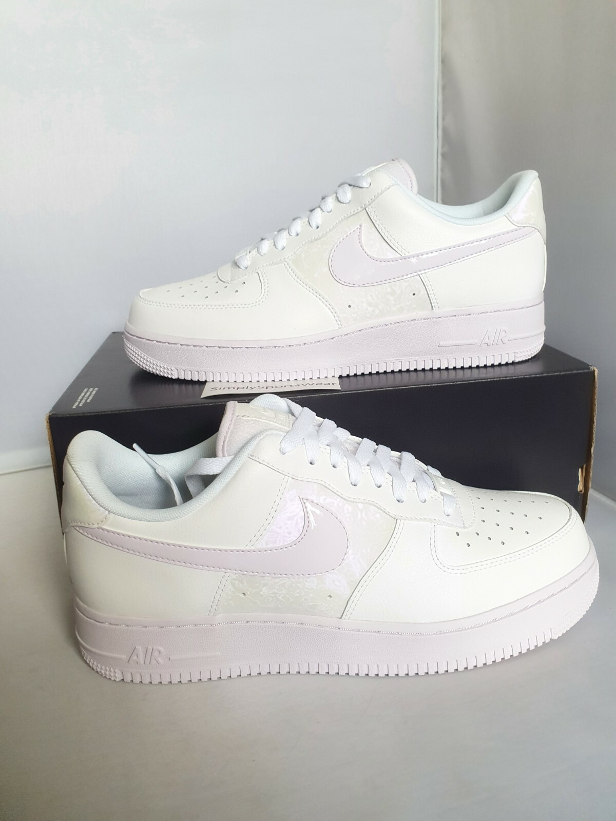 nike air force white barely grape