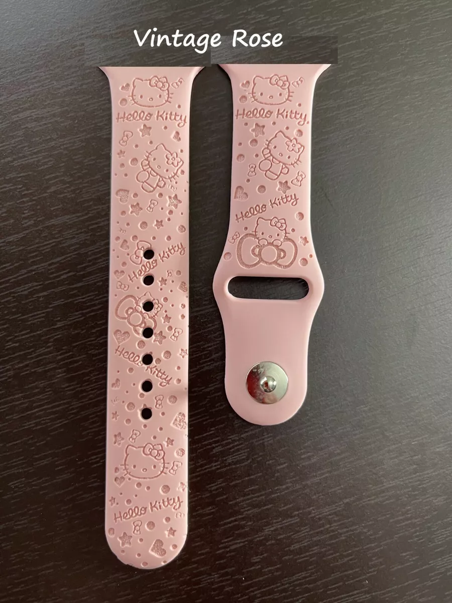 Laser engraved Apple Watch bands - various designs