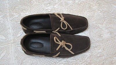 Salvatore Ferragamo Mango Brown(Chocolate) Suede Loafers For  display picture 1