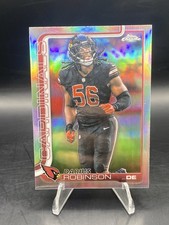 2025 Topps Chrome Football - Darius Robinson #9 Refractor Arizona Cardinals