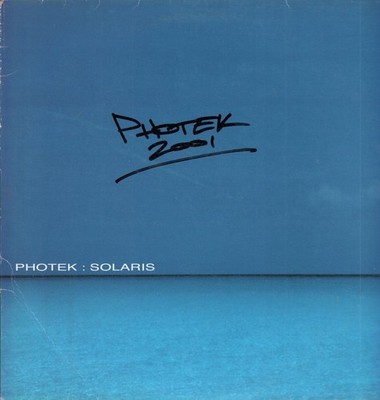 Photek Solaris double LP vinyl UK Science 2000 promo in sleeve with bbc insert
