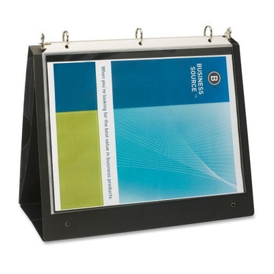 Business Source Landscape Presentation Easel Binder - 8.50'' X 11'' 1'' 16456