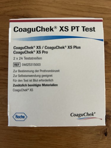 Paski testowe CoaguChek XS PT 2x24 szt. - NOWY & ORYGINALNE OPAKOWANIE