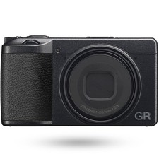 Ricoh GR IIIx, Black, Digital Compact Camera with 24MP APS-C Size CMOS Sensor