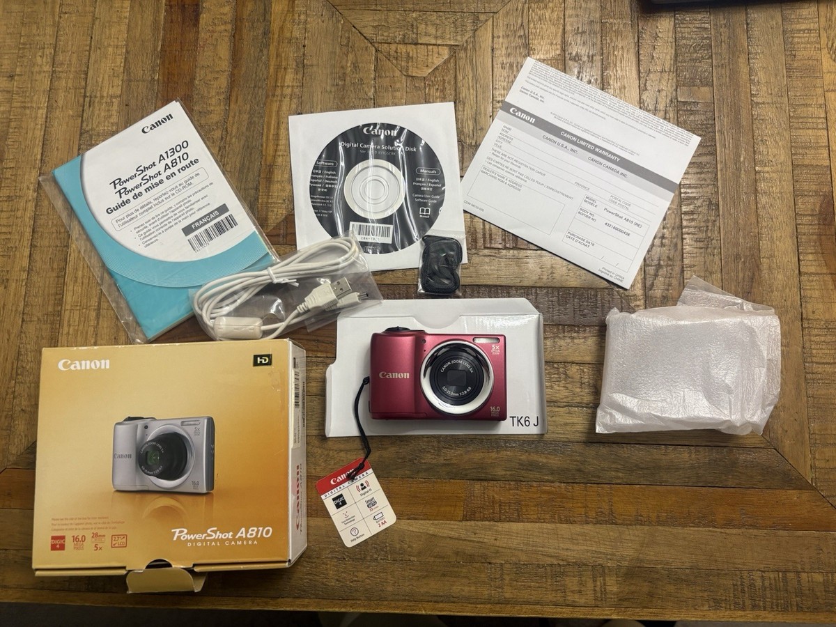 極上品【動作確認済】Canon キャノン PowerShot A3400 レトロ Canon PowerShot A3400 IS HD 16.0 MP Digital Camera Black Tested | eBay
