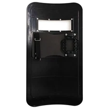 Black Four-Hole PC Riot Shield Security Protection High-quality PC Materials