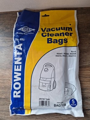 Rowenta ZR745 Staubsaugerbeutel 5 Stück Revo RS007 RS008 RS009 RS010 NEU