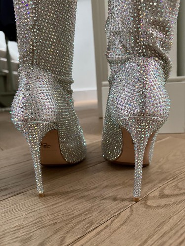 LE SILLA Swarovski Over-the-knee Boots EUR 38/ US 6.5-7 / UK 5 - Picture 9 of 19