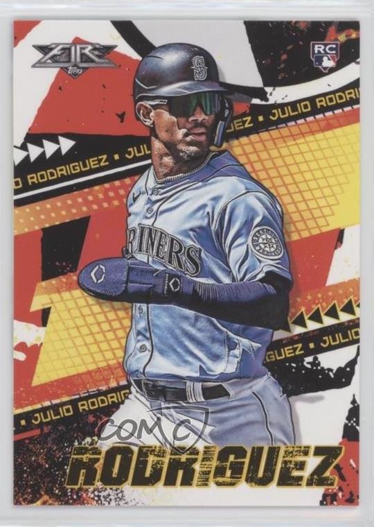 2022 Topps Fire Julio Rodriguez #107 b3s