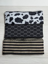Wired Edge Ribbon Bundle Farmhouse Ribbon 2.5 Inch 6 Yards