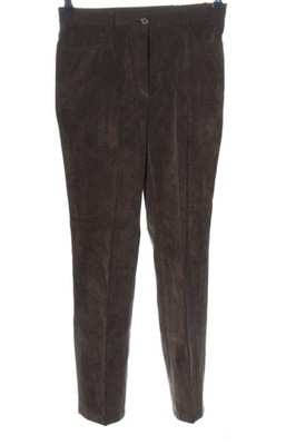 WALBUSCH Stoffhose Damen Hose Gr. DE 36 hellgrau Casual-Look