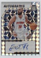 2023-24 Panini Mosaic Mosaic Evan Fournier #AM-EVA Auto k8q