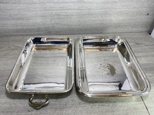 Antiker viktorianischer versilberter Speisenwärmer/Servierer mit Griffen Birmingham