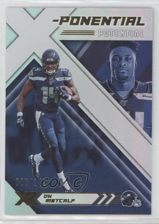DK Metcalf Panini XR X-Ponential Potential #XPP10 Base