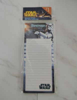 Magnetic List Pad by Vandor Stormtrooper STAR WARS 2013 NEW Sealed
