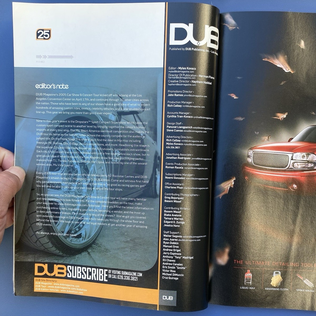 DUB Magazine Issue 25 2005 Carmelo Anthony Twista Gene Simmons Car