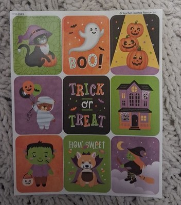 Teacher Created Resources Halloween Sticker Sheet