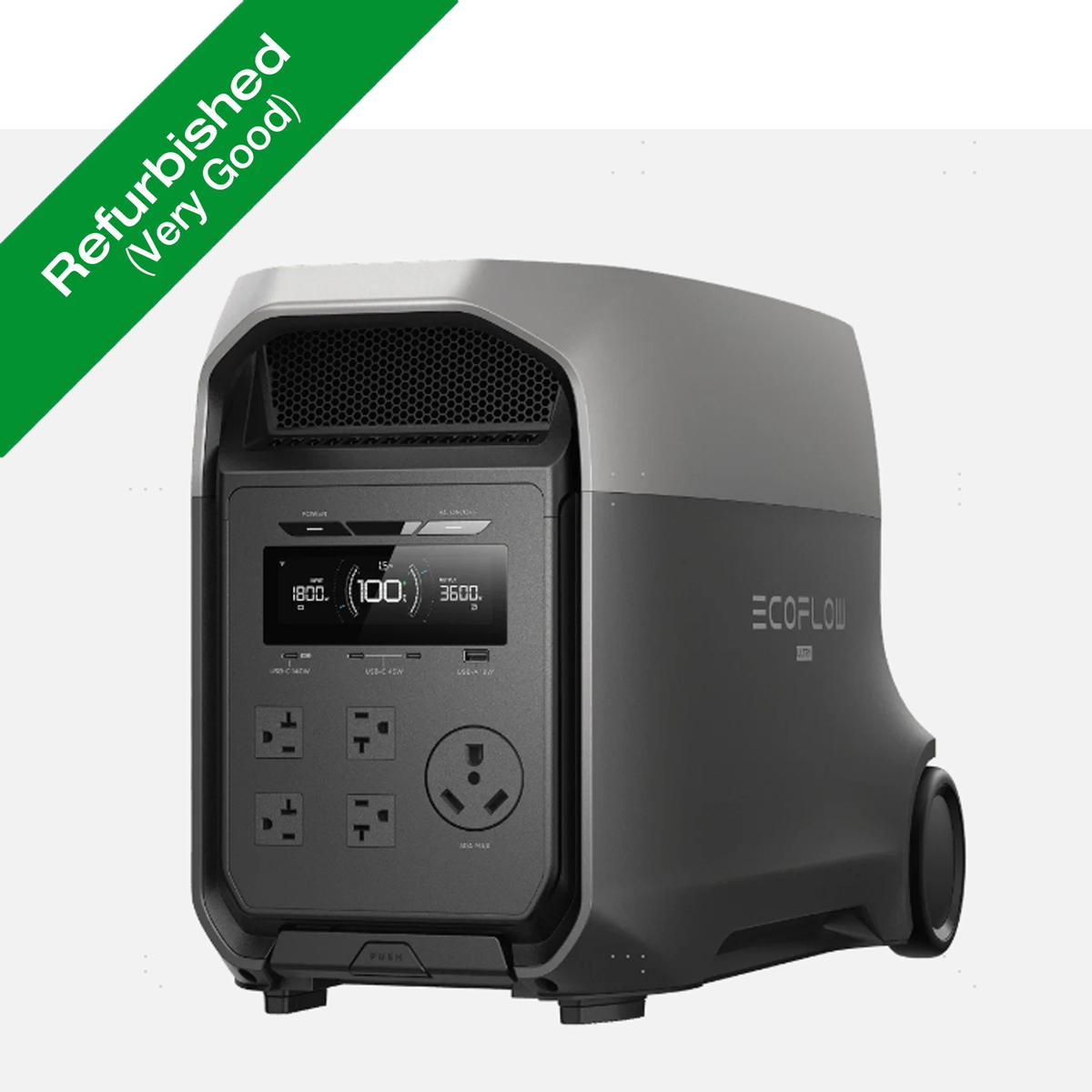 EcoFlow Delta 3 Ultra 3600W 3072Wh Portable Power Station Solar