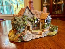 Lilliput Lane Anna di Cleves Cottage Casa Medievale Punto di riferimento FIRMATO