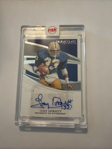 2021 Panini Immaculate Collection Collegiate Tony Dorsett Auto /99