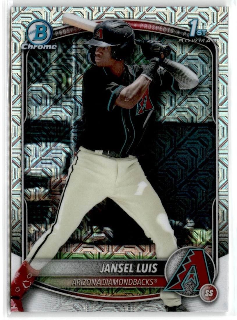 2025 Bowman Chrome Mega Box Mojo Jansel Luis Rookie Arizona Diamondbacks #BCP84